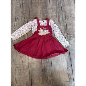 Disney Baby 18M Bambi “Forever Friends” Jumper Dress & Top Set